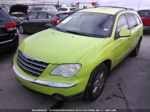 2A8GF68X17R333737 - 2007 CHRYSLER PACIFICA TOURING YELLOW photo 2