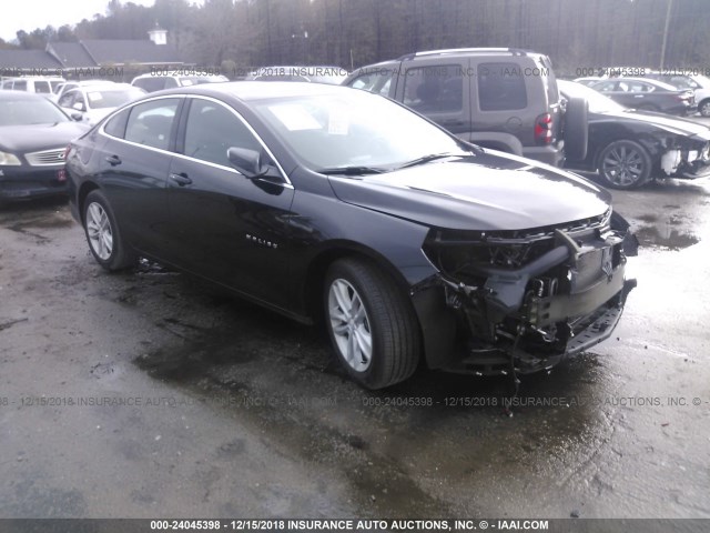 1G1ZD5STXJF171314 - 2018 CHEVROLET MALIBU LT 黑色 照片 1