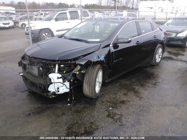 1G1ZD5STXJF171314 - 2018 CHEVROLET MALIBU LT 黑色 照片 2