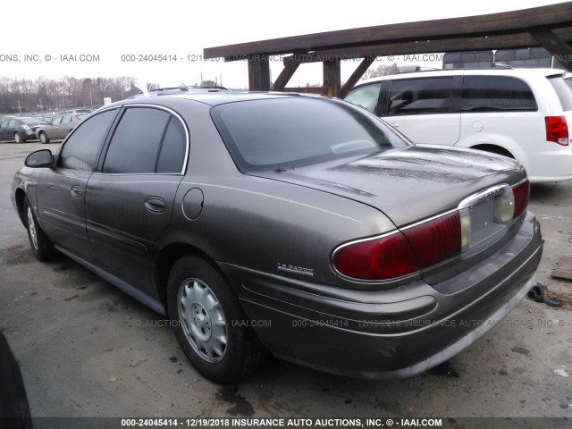 1G4HR54K91U106096 - 2001 BUICK LESABRE LIMITED GRAY photo 3