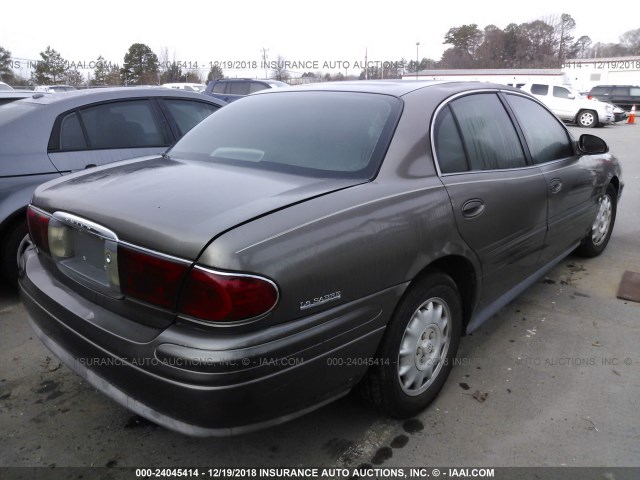 1G4HR54K91U106096 - 2001 BUICK LESABRE LIMITED GRAY photo 4