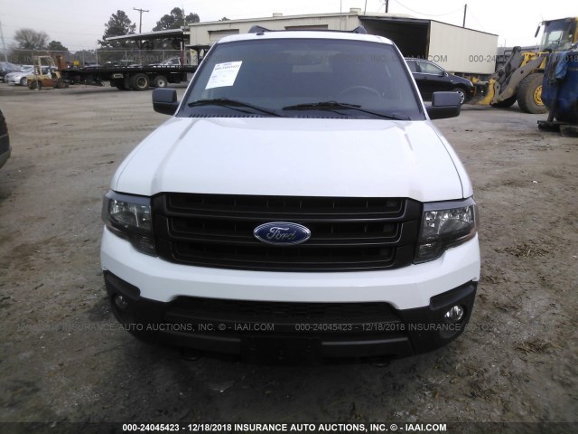 1FMJK1GT6FEF30694 - 2015 FORD EXPEDITION EL XL WHITE photo 6