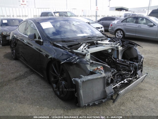 5YJSA1DP1DFP17260 - 2013 TESLA MODEL S BLACK photo 1