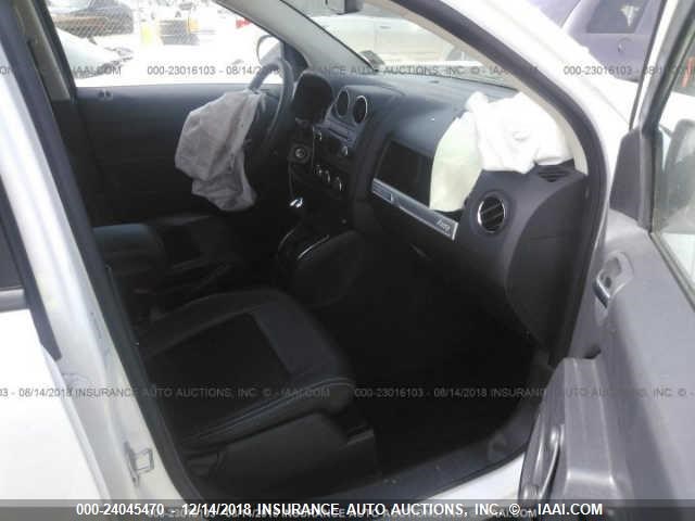 1C4NJCBA8FD431536 - 2015 JEEP COMPASS SPORT WHITE photo 5