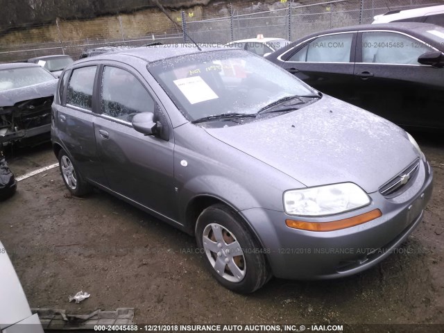 KL1TD66628B178175 - 2008 CHEVROLET AVEO LS GRAY photo 1