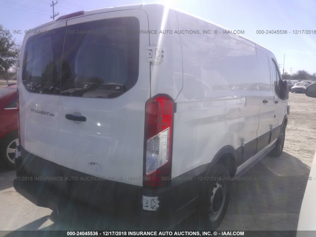 1FTYE1ZM5HKA52420 - 2017 FORD TRANSIT T-150 WHITE photo 4