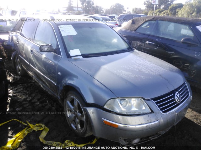 WVWWH63B03E145047 - 2003 VOLKSWAGEN PASSAT GLX SILVER photo 1