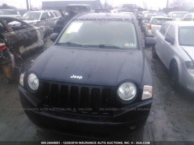 1J4NT1FA0AD665715 - 2010 JEEP COMPASS SPORT BLUE photo 6