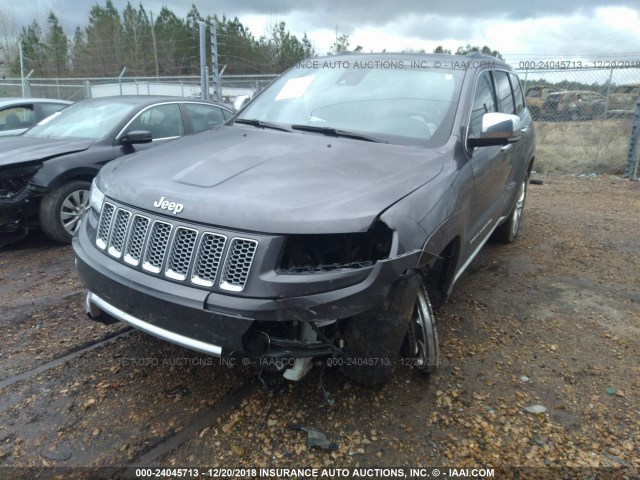 1C4RJFJT0FC692526 - 2015 JEEP GRAND CHEROKEE SUMMIT GRAY photo 2