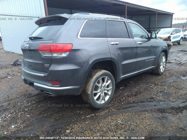 1C4RJFJT0FC692526 - 2015 JEEP GRAND CHEROKEE SUMMIT GRAY photo 4