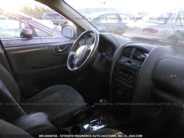 KM8SC13D64U732924 - 2004 HYUNDAI SANTA FE GLS/LX TAN photo 5