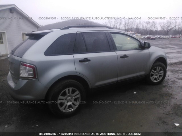 2FMDK36C67BB53436 - 2007 FORD EDGE SE GRAY photo 4