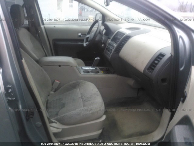 2FMDK36C67BB53436 - 2007 FORD EDGE SE GRAY photo 5