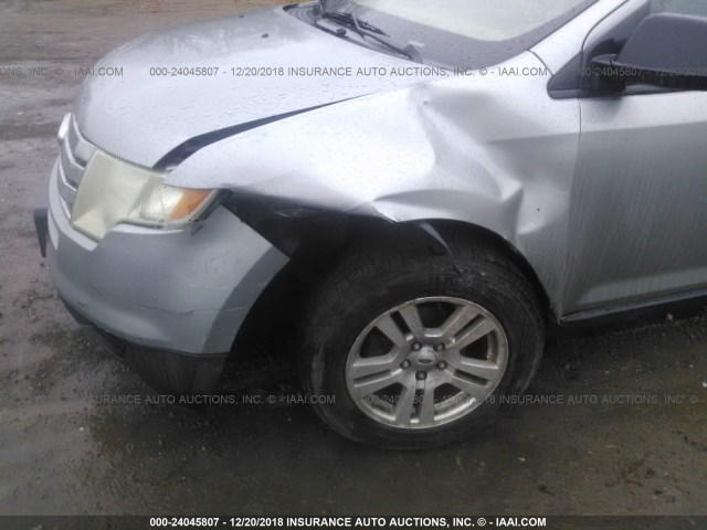 2FMDK36C67BB53436 - 2007 FORD EDGE SE GRAY photo 6