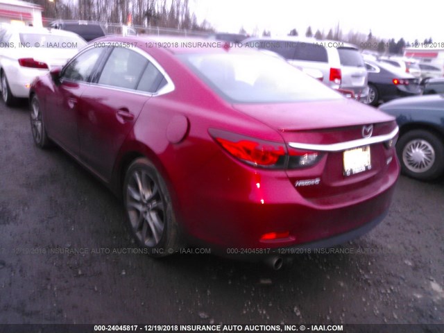 JM1GJ1W65E1128104 - 2014 MAZDA 6 GRAND TOURING MAROON photo 3