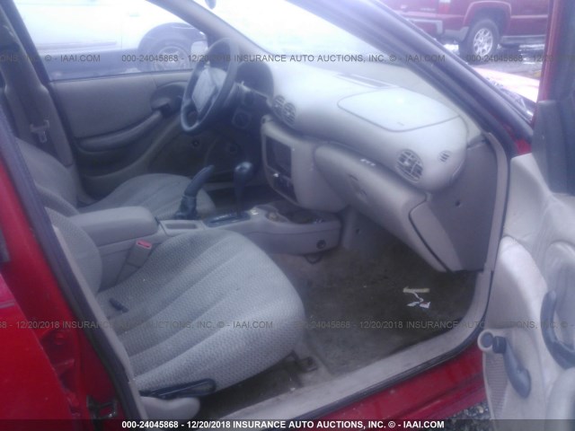 1G2JB524027448572 - 2002 PONTIAC SUNFIRE SE RED photo 5