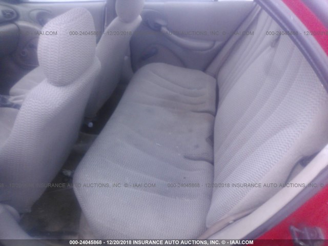 1G2JB524027448572 - 2002 PONTIAC SUNFIRE SE RED photo 8