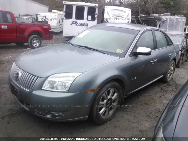 1MEHM42W18G614413 - 2008 MERCURY SABLE PREMIER GREEN photo 2