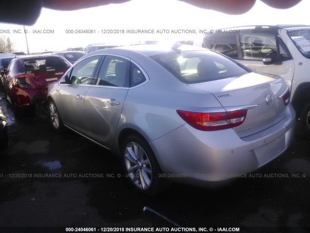 1G4PR5SK1F4167433 - 2015 BUICK VERANO CONVENIENCE SILVER photo 3