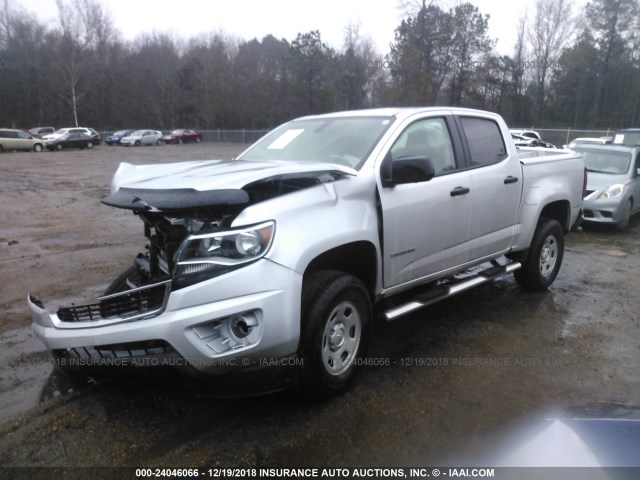 1GCGSBE36G1394647 - 2016 CHEVROLET COLORADO SILVER photo 2