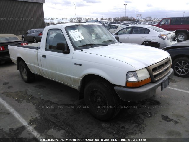 1FTYR10C7YPA02159 - 2000 FORD RANGER WHITE photo 1