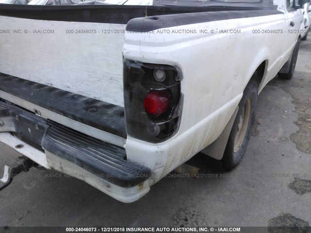 1FTYR10C7YPA02159 - 2000 FORD RANGER WHITE photo 6