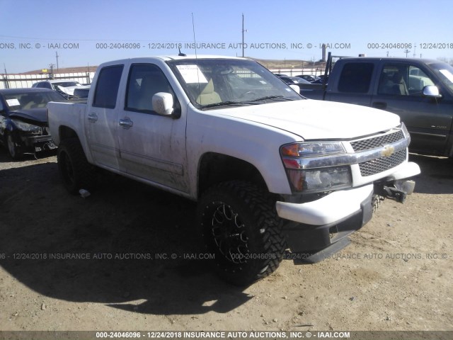 1GCHTCFE2C8116563 - 2012 CHEVROLET COLORADO LT WHITE photo 1