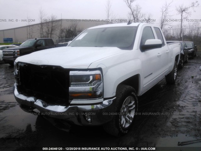 1GCVKREC8GZ175514 - 2016 CHEVROLET SILVERADO K1500 LT WHITE photo 2