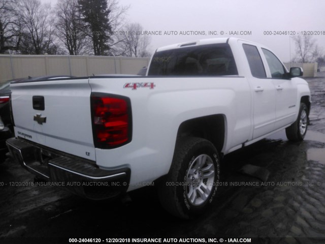 1GCVKREC8GZ175514 - 2016 CHEVROLET SILVERADO K1500 LT WHITE photo 4