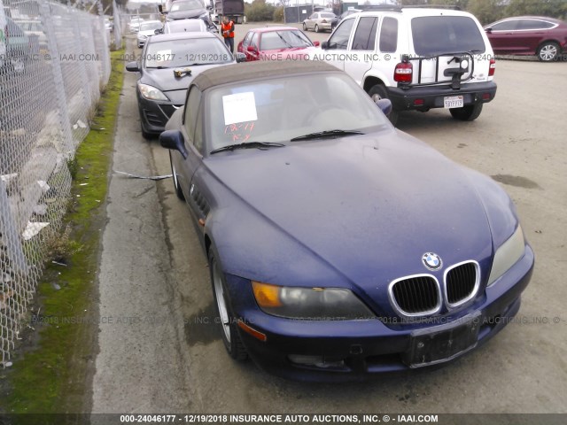 4USCH7320VLB80319 - 1997 BMW Z3 1.9 BLUE photo 1