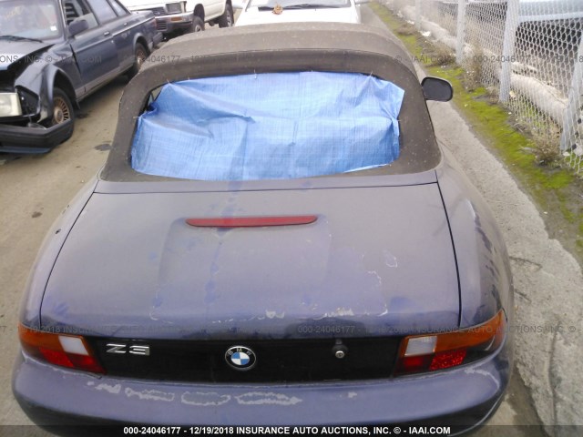 4USCH7320VLB80319 - 1997 BMW Z3 1.9 BLUE photo 6