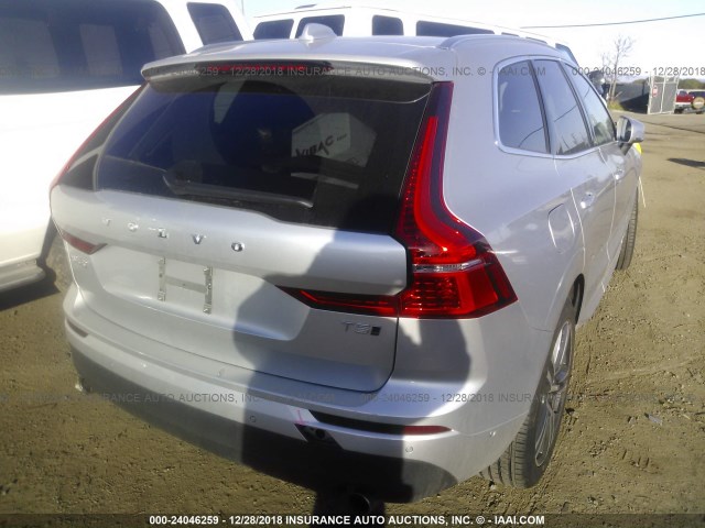 LYV102RK1JB101394 - 2018 VOLVO XC60 T5 SILVER photo 4