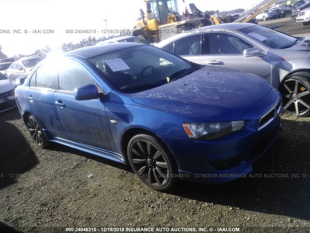 JA3AU86W99U034672 - 2009 MITSUBISHI LANCER GTS BLUE photo 1