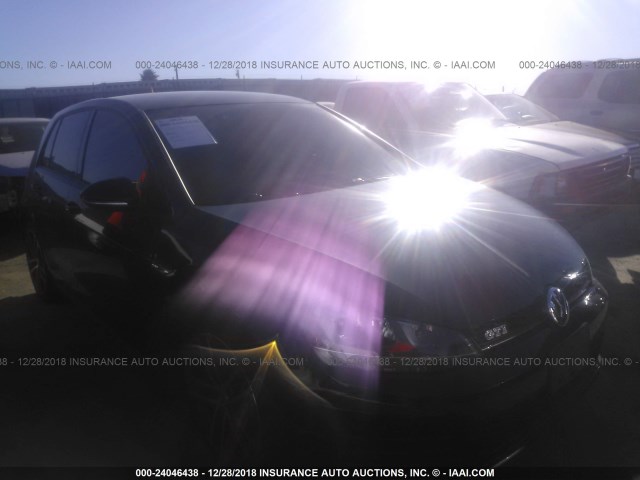 3VW547AU2HM075874 - 2017 VOLKSWAGEN GTI SPORT/SE/AUTOBAHN BLACK photo 1