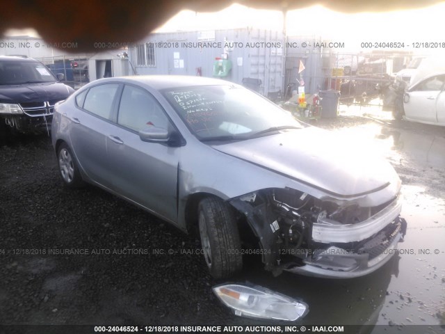 1C3CDFAA3FD330815 - 2015 DODGE DART SE SILVER photo 1