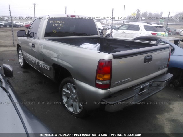 1GCEC14V92Z164239 - 2002 CHEVROLET SILVERADO C1500 TAN photo 3