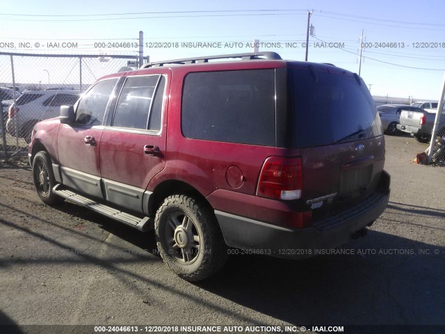 1FMPU16526LA48193 - 2006 FORD EXPEDITION XLT RED photo 3