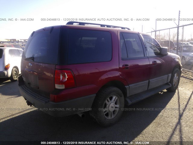 1FMPU16526LA48193 - 2006 FORD EXPEDITION XLT RED photo 4