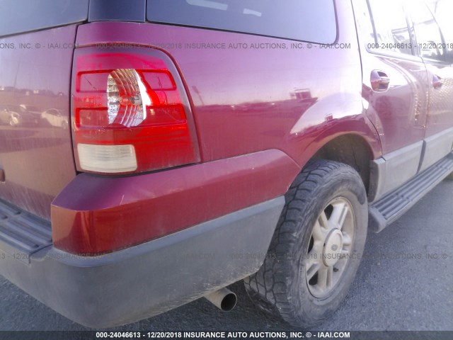1FMPU16526LA48193 - 2006 FORD EXPEDITION XLT RED photo 6