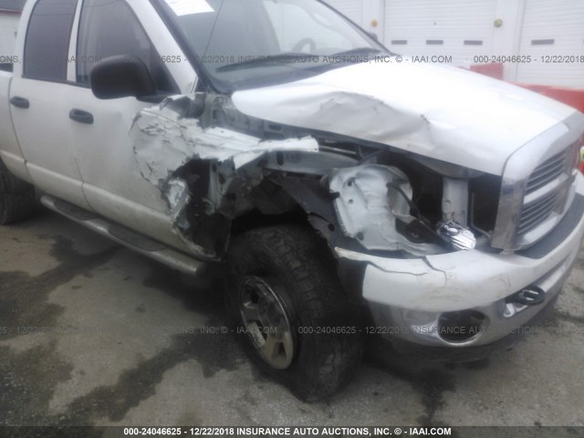 3D7KS28D18G228091 - 2008 DODGE RAM 2500 ST/SLT WHITE photo 6