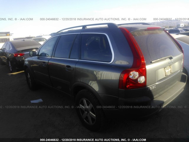 YV1CZ592751156777 - 2005 VOLVO XC90 GRAY photo 3