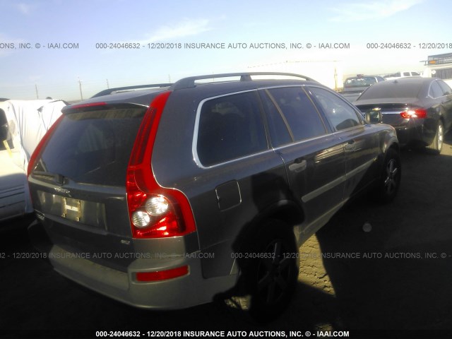 YV1CZ592751156777 - 2005 VOLVO XC90 GRAY photo 4