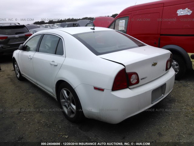 1G1ZG57B79F194455 - 2009 CHEVROLET MALIBU LS 白色 照片 3