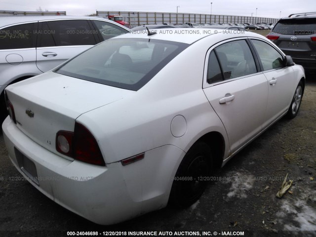 1G1ZG57B79F194455 - 2009 CHEVROLET MALIBU LS 白色 照片 4