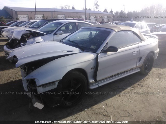 1FALP45T3SF103308 - 1995 FORD MUSTANG GT/GTS SILVER photo 2