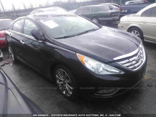 5NPEC4AC8CH441833 - 2012 HYUNDAI SONATA SE/LIMITED BLACK photo 1