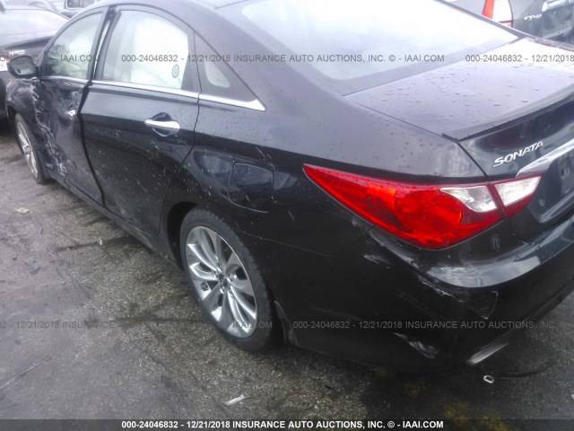 5NPEC4AC8CH441833 - 2012 HYUNDAI SONATA SE/LIMITED BLACK photo 6