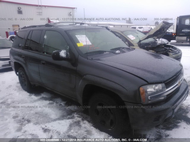 1GNDT13S552239834 - 2005 CHEVROLET TRAILBLAZER LS/LT GRAY photo 1