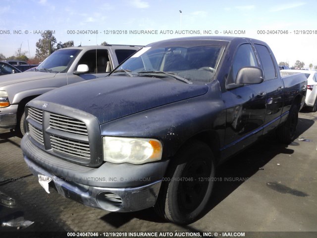 1D7HA18K93J512498 - 2003 DODGE RAM 1500 ST BLUE photo 2