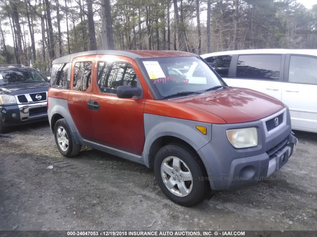 5J6YH18503L008520 - 2003 HONDA ELEMENT EX ORANGE photo 1